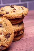 Chocolate chip cookies foto