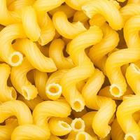 durum vete semolinagryn pasta cavatappi stänga upp foto