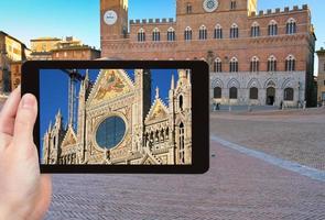 Foto av siena katedral, Italien