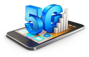 5g och smartphone foto