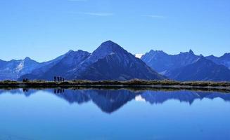 bergslandskap i Österrike