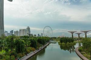 singapore, Maj 12, 2022 - trädgårdar förbi de bukt på mar 12, 2014 i Singapore. trädgårdar förbi de bukt var krönt värld byggnad av de år på de värld arkitektur festival 2012 foto