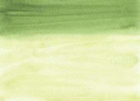 vattenfärg senap grön Färg bakgrund textur. akvarell abstrakt bakgrund. borsta stroke på papper. foto
