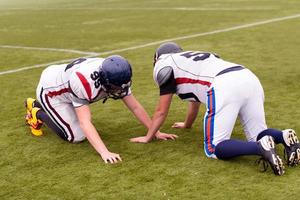 professionell amerikan fotboll spelare Träning foto