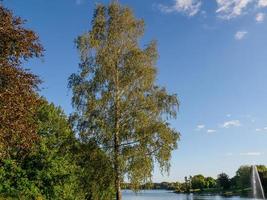 de stad av bocholt i Tyskland foto