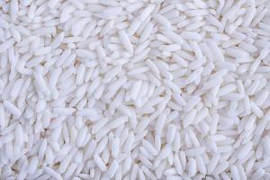 thailand vit klibbig klibbig ris textur bakgrund foto