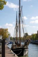 segling fartyg i de habour foto