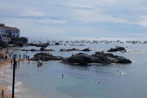 calella de palafrugell by på de katalansk costa brava, Spanien foto