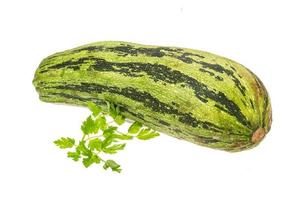 zucchini på vit foto