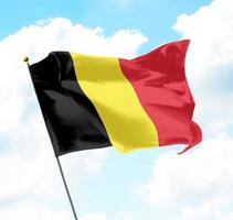 Belgiens flagga foto