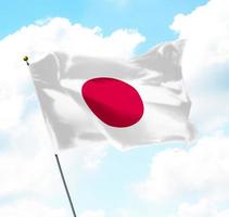 Japans flagga foto