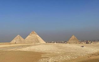 Foto av de pyramider av giza, egypten