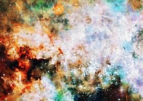 hq vattenfärg galax nebulosa bakgrund foto