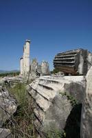 tempel av afrodite i afrodisier gammal stad i aydin, turkiye foto