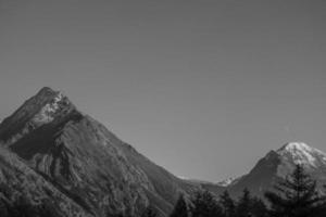 vandring i de schweiziska alperna foto