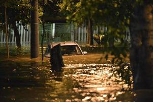 översvämning i de stad av rio de janeiro foto