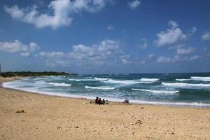 caeserea i Israel i Maj 2016 en se av de gammal roman stad av caeserea i Israel foto