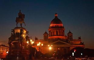 st. Petersburg, ryssland - helgon isaacs katedral st. foto