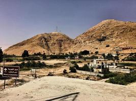 en se av de gammal stad av jericho i Israel foto