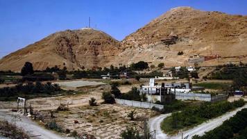 en se av de gammal stad av jericho i Israel foto