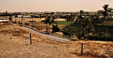 en se av de gammal stad av jericho i Israel foto