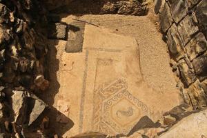 en se av de gammal roman stad av beit shean i Israel foto