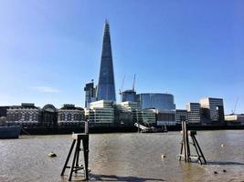 utsikt över Themsen i London foto