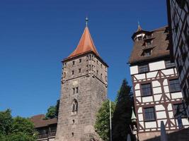 nuernberger burg slott i nuernberg foto