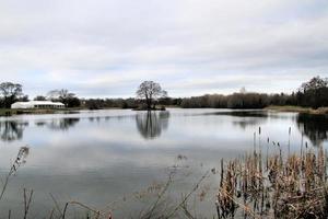 utsikt över Alderford Lake nära Whitchurch foto