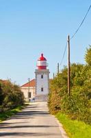 fyr av cabo sardao, portugal foto