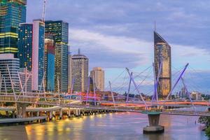 Brisbane stad i Australien foto