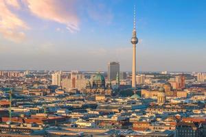 centrum av Berlin skyline