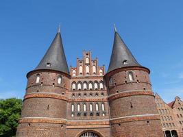 de stad av luebeck foto