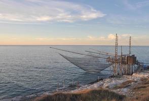 trabucco gargano fisketorn i vieste foto