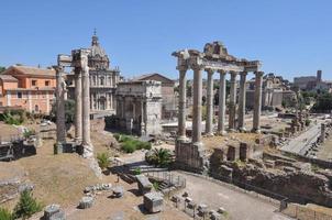 romerskt forum i Rom foto