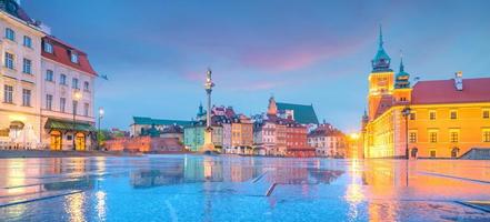 gamla stan i Warszawa, Polen foto