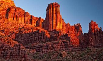 Grand Canyon vid Golden Hour foto