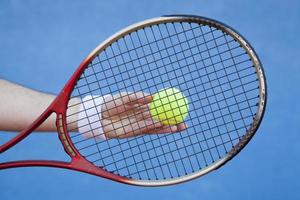 tennis racket, lera domstol, wta Turné, rolland garros foto