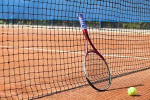 professionell tennis spel, tennis turnering foto