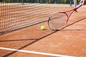 professionell tennis spel, tennis turnering foto