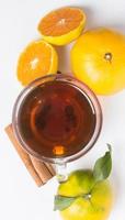 te med naturligt vitamin och kanel foto