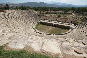 teater av afrodisier gammal stad i aydin, turkiye foto