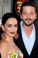 los angeles - okt 12 - ana de la reguera, Diego luna på de bok av liv premiär på kunglig 14 teatrar på oktober 12, 2014 i los angeles, ca foto