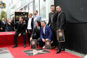 los angeles, apr 30 - Carson dag, ellen degenererar, lans bas, jc chasez, joey fatone, Precis inkommet timberlake, Chris kirkpatrick på de nsync stjärna ceremoni på de hollywood promenad av berömmelse på april 30, 2018 i los angeles, ca foto