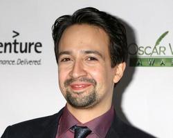 los angeles - feb 23 lin-manuel miranda på de 12th årlig Oscar vill utmärkelser på dålig robot studior på februari 23, 2017 i santa monica, ca foto