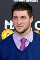 los angeles - feb 18 - tim tebow på de 2012 tecknad serie nätverk hall av spel utmärkelser på de barker galge på februari 18, 2012 i santa monica, ca foto