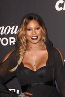 los angeles - jan 18 laverne cox på de läpp synkronisera slåss leva en michael Jackson firande på de dolby teater på januari 18, 2018 i los angeles, ca foto