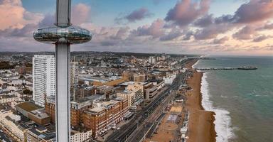 antenn se av brittiskt luftvägarna i360 observation däck i Brighton, Storbritannien. foto