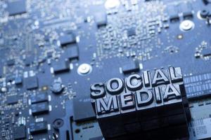 sociala medier & bloggikon av boktryck