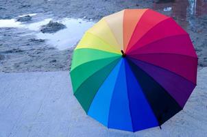 regnbågens paraply foto